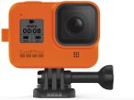 Capa Silicone Sleeve GoPro Hero 8 Black + Cordão - Laranja - Imagem 3