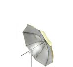 Sombrinha Refletora 91cm Dourada E Prateada Reversível Yu303 - Imagem 2