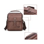 Bolsa Transversal Tiracolo Jeep 28665 Couro Original Preto - Imagem 2