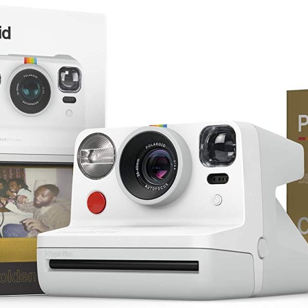 Kit Câmera Polaroid Now Golden Box Com Filme