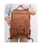 Mochila Bolsa Jeep 2009 Grande Couro Faculdade Trabalho - Imagem 2