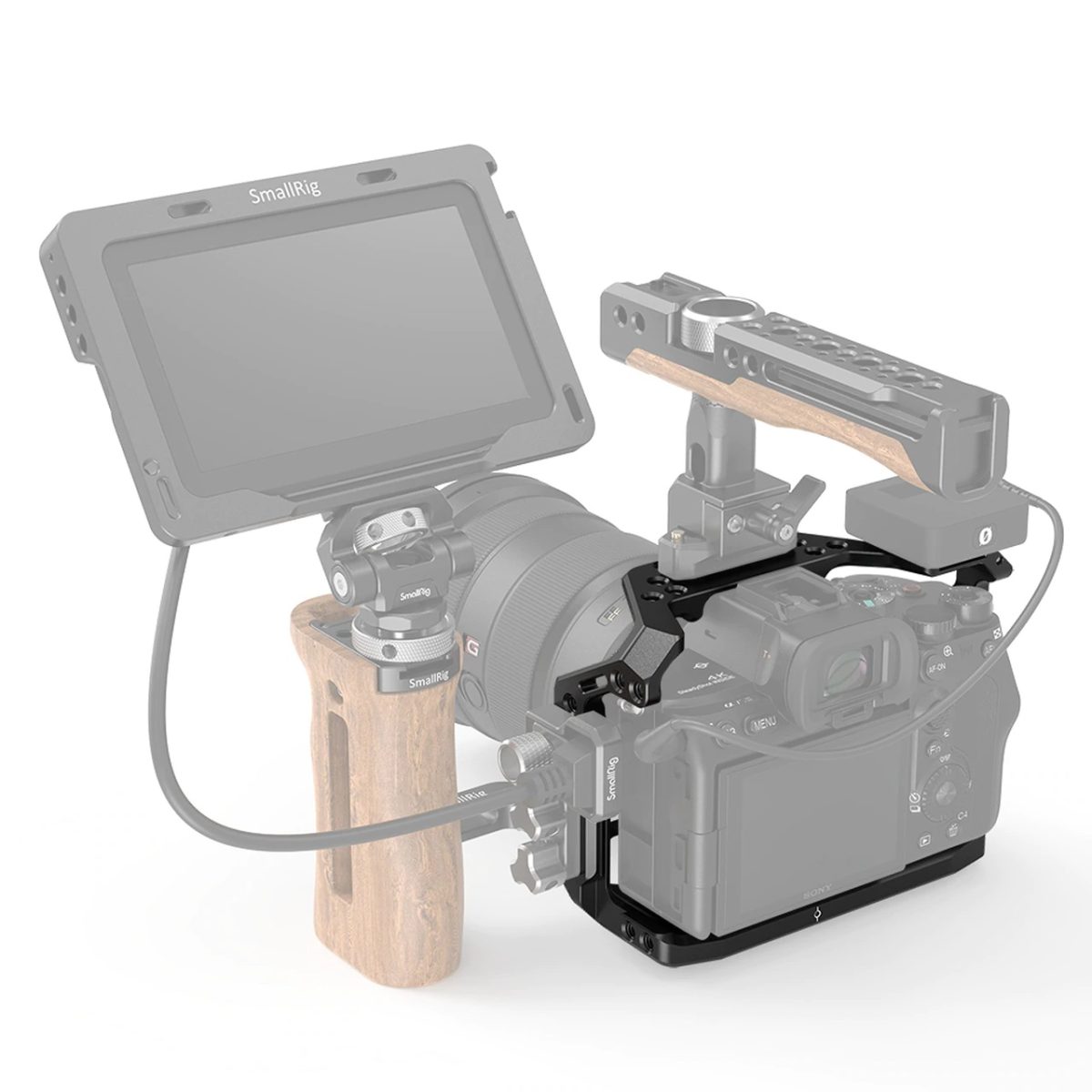 Suporte Cage Gaiola Smallrig 2999 Para Sony A7s3 A7siii - Imagem 3