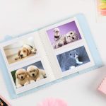 Álbum De Fotos Para Instax Mini Coelhinho - 64 Fotos - Azul - Imagem 4