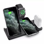 Suporte Base Dock Para Carregar iPhone Iwatch AirPods 4 Em 1