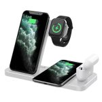 Suporte Base Dock Para Carregar iPhone Iwatch AirPods 4 Em 1