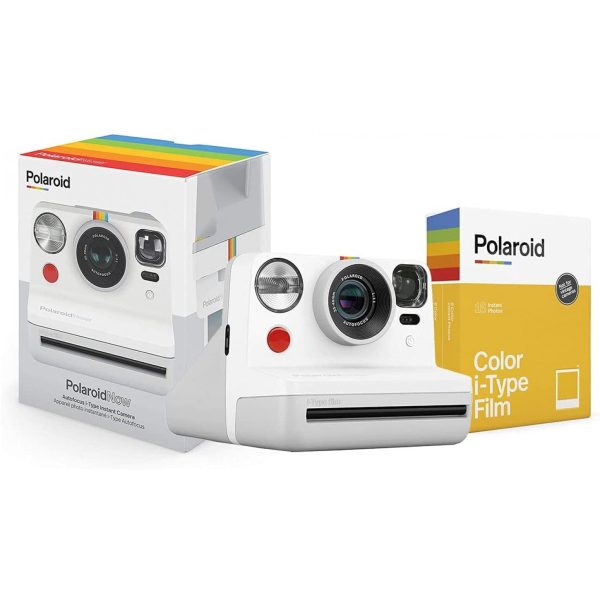Kit Câmera Polaroid Now - Everything Box Com Filme - Branca