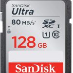Cartão Sd 128gb Sandisk Ultra 80mb/s