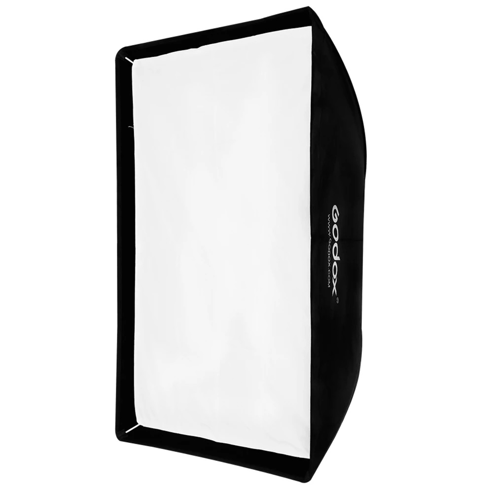 13893223880-godox-sb-ue-50x70cm-60x90cm-70x100cm-80x120cm-portable-rectangular-umbrella-bowens-mount-softbox.jpg Softbox Bowens 80x120cm Godox Para Flash Tocha - Imagem 1