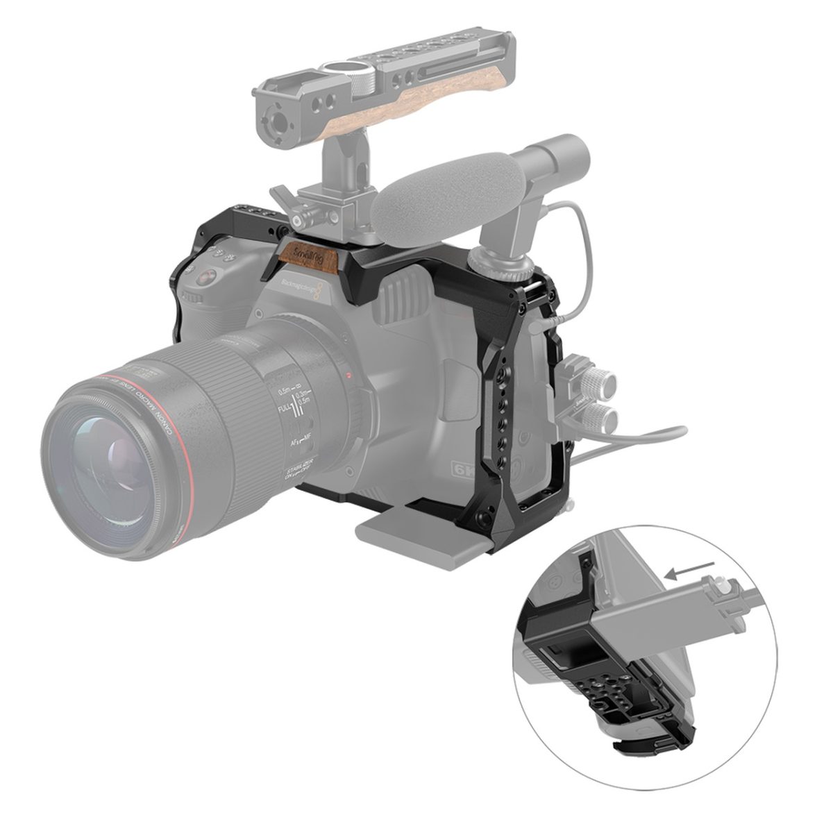 Cage Gaiola Smallrig 3270 Para Blackmagic 6k Pro - Imagem 3