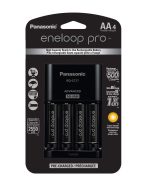 Carregador Eneloop Pro Bq-cc17 Com Pilhas Aa De 2550mah