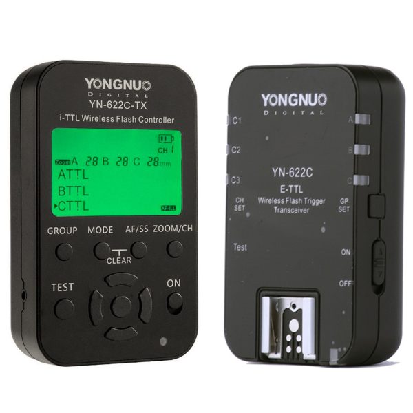 Rádio Flash Yongnuo YN-622c-Kit TLL para Canon