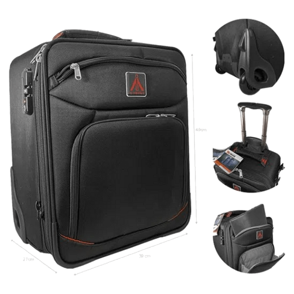 Mochila Fotográfica Com Rodinhas E-image Eb0935 Com Cadeado