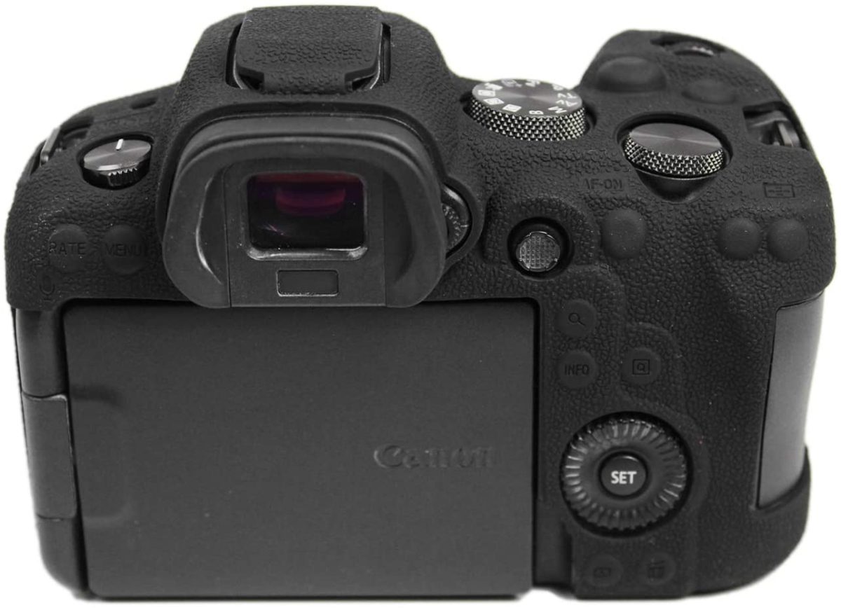 Capa / Case Silicone Para Proteção Canon Eos R6 - Preta - Imagem 5