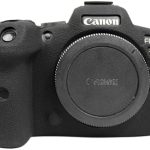 Capa / Case Silicone Para Proteção Canon Eos R6 - Preta