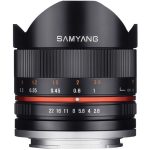 Lente Samyang 8mm f/2.8 Fisheye II Para Sony E-mount