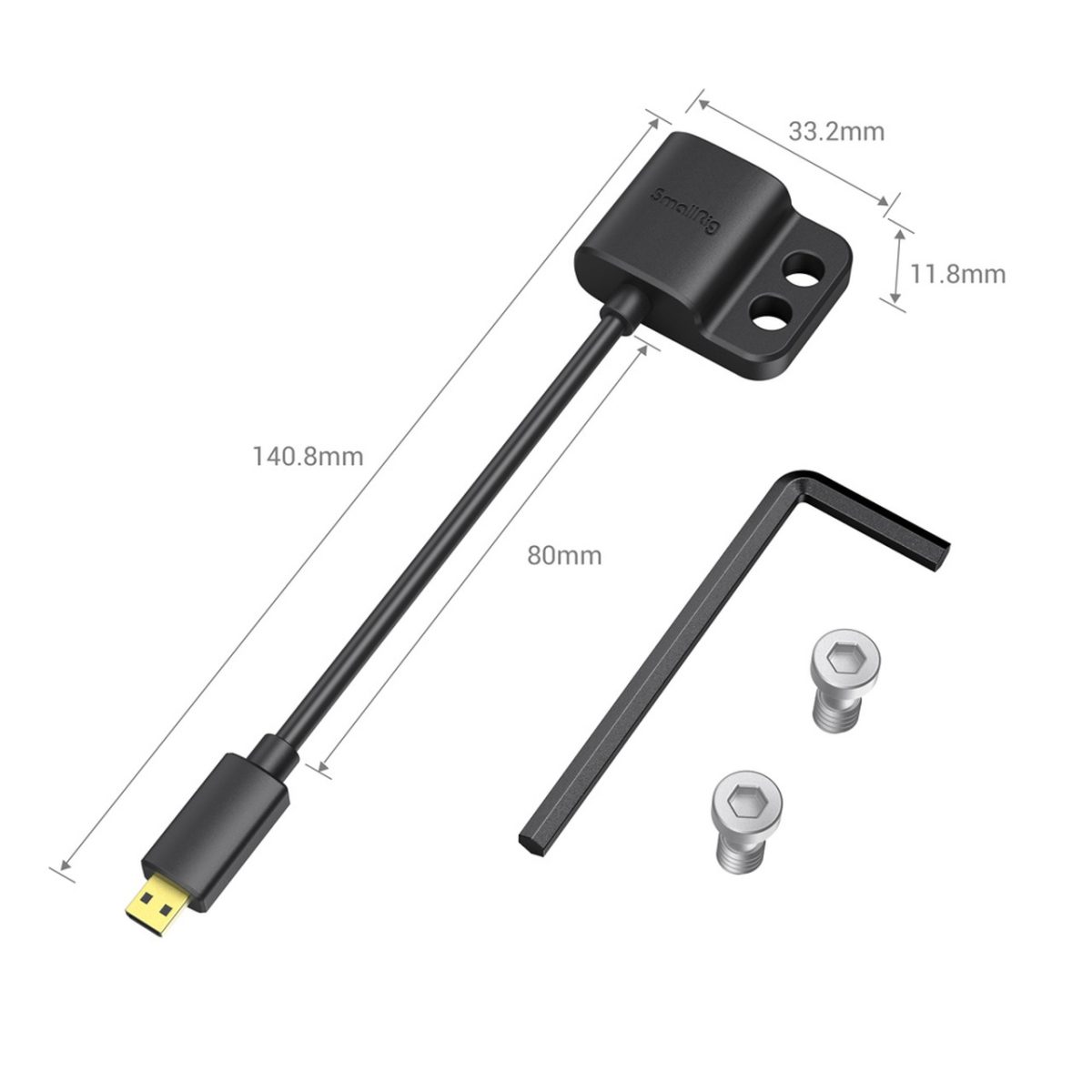 Adaptador Conector Smallrig 3021 Micro Hdmi Para Hdmi - Imagem 6