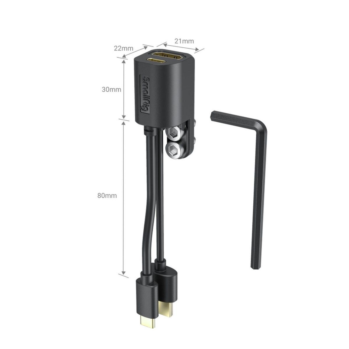 Adaptador Smallrig 2960 Tipo C Para Hdmi Bmpcc 4k 6k - Imagem 7