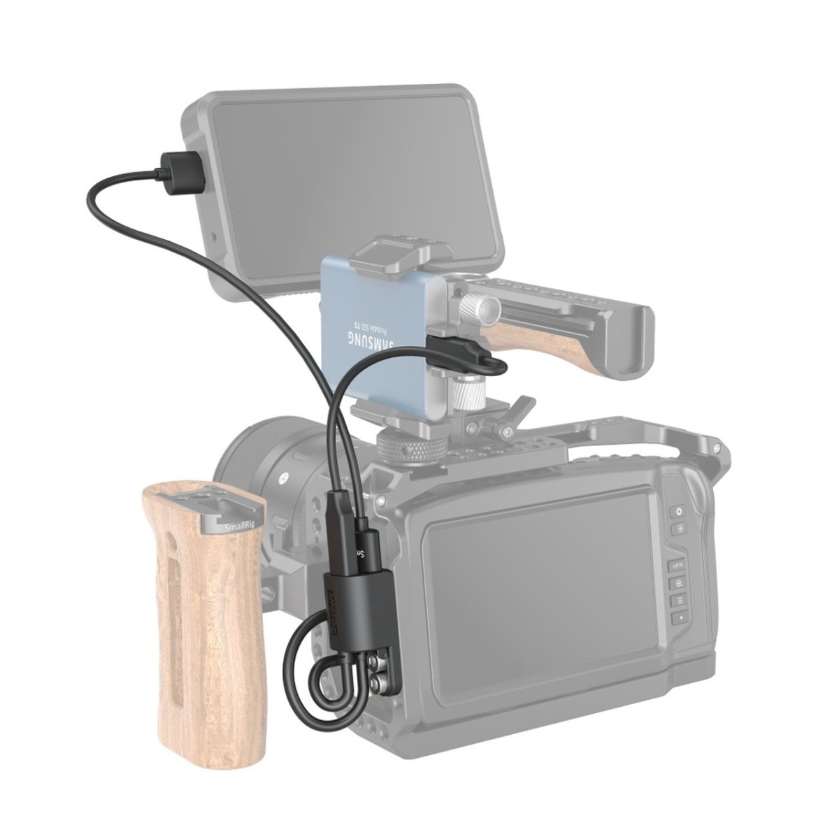 Adaptador Smallrig 2960 Tipo C Para Hdmi Bmpcc 4k 6k - Imagem 5