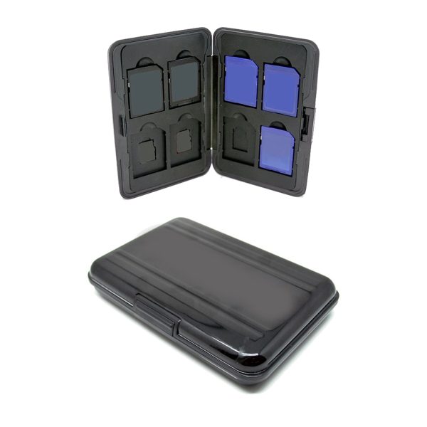 Porta Cartão Sd / Micro Sd De Alumínio swt1601 - Preto