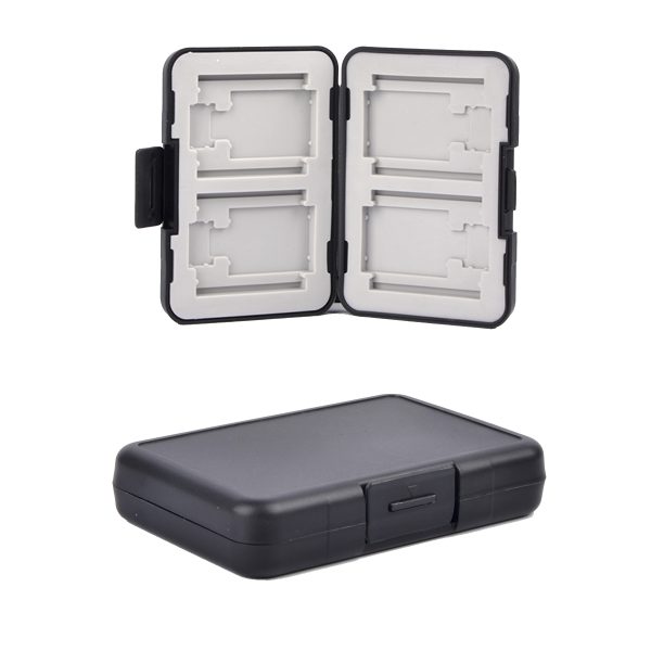 Porta Case De Cartão Sd Micro Cf 12 em 1 sw1602 - Preto
