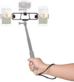 Suporte Triplo Adaptador Smartphone Para Tripé - D003 - Imagem 3