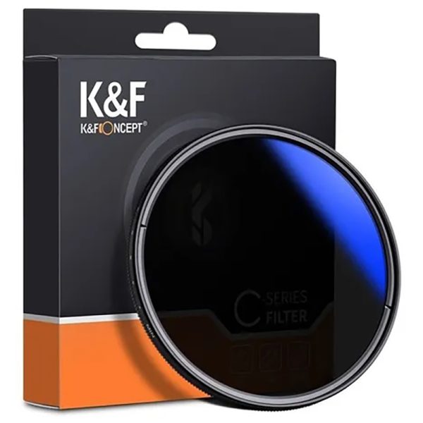 Filtro ND Variável 62mm Nd2 A Nd400 Com Case - KF01.1402