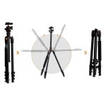 Tripé K&F Concept SA234 Até 10kgs - KF09.080VI - Imagem 3