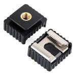 Adaptador Sapata Rosca 1/4 Hot Shoe Flash - F002
