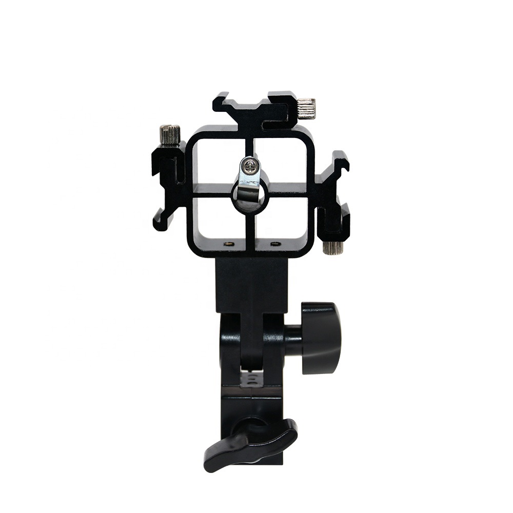 15100280208-h5c1de7295f8b42e8a1fb75678b6e1a05d.jpg Suporte Triplo 3 Flash Sombrinha Articulado P/ Tripé - E043 - Imagem 1