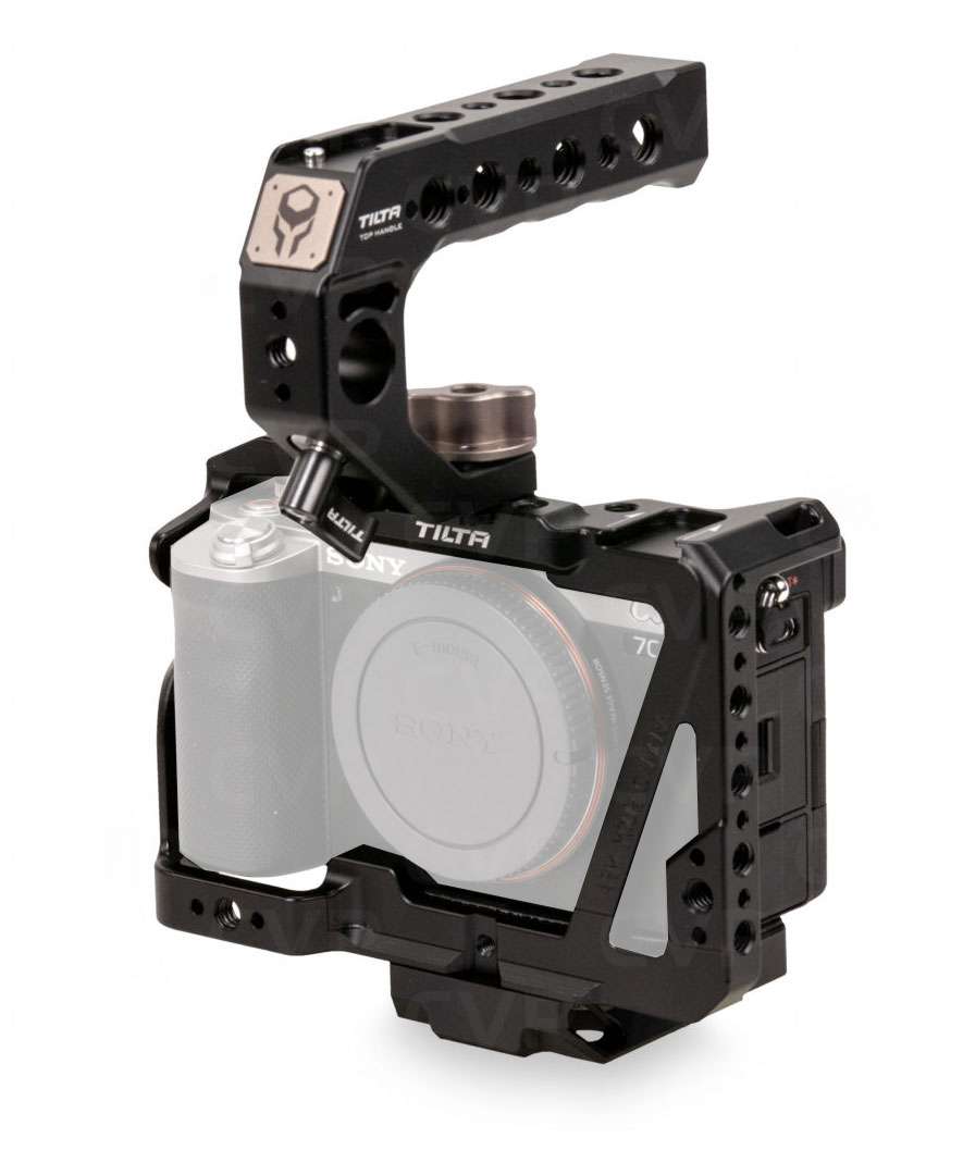 15100489028-07-04-20211617806199tilta-ta-t19-a-b-tiltating-camera-cage-kit-a-for-sony-a7c.jpg Suporte Cage Tilta Para Sony A7c Com Handle - Ta-t19-a-b - Imagem 1