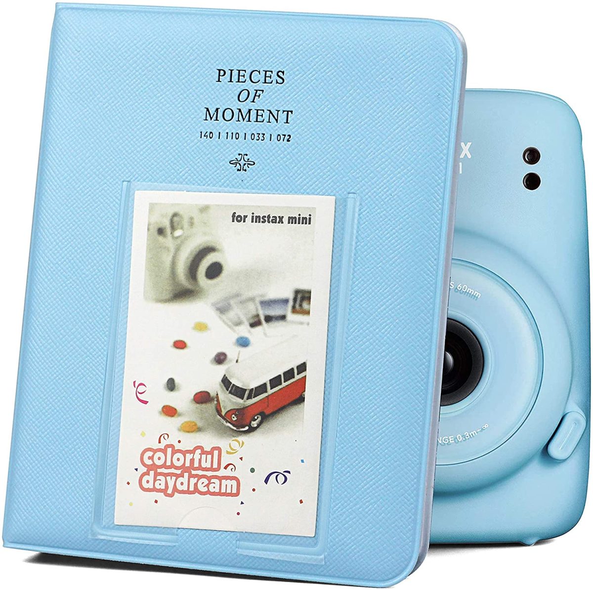 Álbum De Fotos Para Instax 8 9 11 - 64 Fotos - Azul - Imagem 3