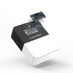 Microfone Lapela Duplo Digital Sem Fio Mamen Kt-w1 - Imagem 4