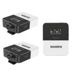 Microfone Lapela Duplo Digital Sem Fio Mamen Kt-w1 - Imagem 2