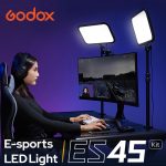 Kit Iluminador Painel Led Godox Es45 Tipo Key Light Elgato - Imagem 9