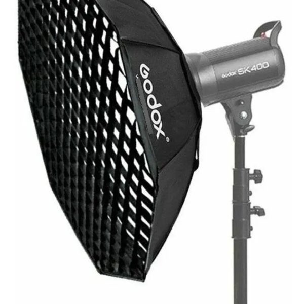 Softbox Octabox Bowens Godox 95cm Com Grid