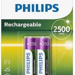 Pilha Recarregável Philips Aa 2500ma 2 Unidades Original