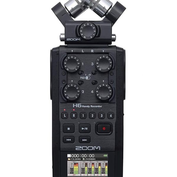 Gravador Digital Zoom H6 Black Finish