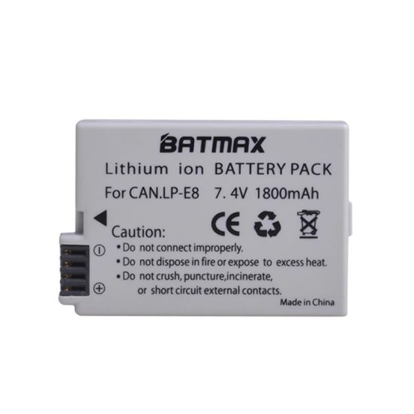 Bateria Batmax Lp-e8 Para Canon Eos Rebel T2i T3i T4i T5i