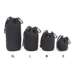 Kit 4 Porta Lente Case Neoprene passa Cinto - Imagem 2