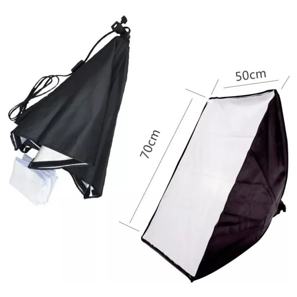 Kit Softbox 50x70 Cm Com Tripé - DYA