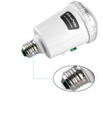 Kit Lâmpada Slave 45w 5500k Strobe Sincronização - 220v - Imagem 4