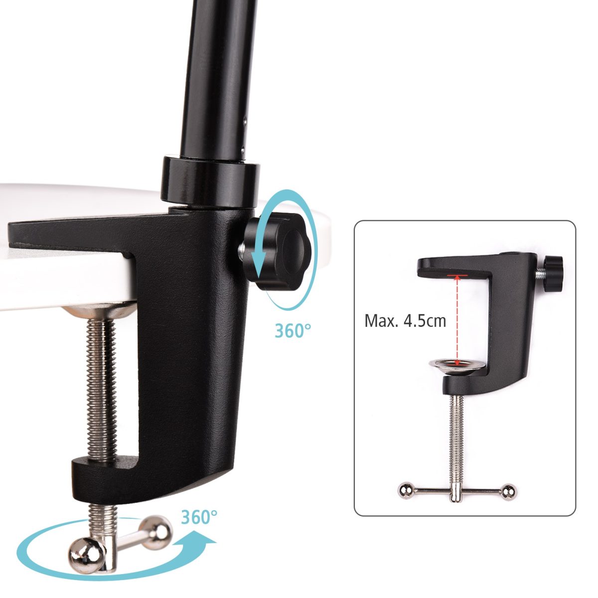 Braço Câmera Dslr Smartphone Para Mesa Flexível Articulável ST-01 - Imagem 5