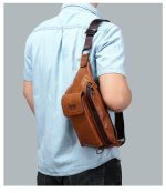 Pochete Mini Bolsa Jeep 902 Original Couro Celular Cartão - Imagem 4