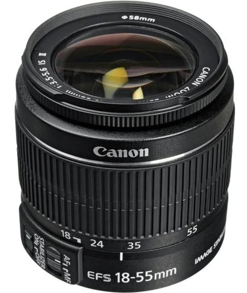 15140113291-d-nq-np-2x-840858-mlb50845496872-072022-f.jpg Lente Canon EF-S 18-55mm F/3.5-5.6 IS II - Imagem 1