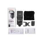 Flash Speedlite Godox Tt520ii Com Radio Flash Embutido - Imagem 6