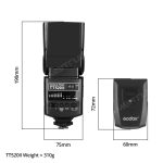 Flash Speedlite Godox Tt520ii Com Radio Flash Embutido - Imagem 5
