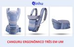 Bolsa Canguru Ergonômico Bebê Rosa Mamãe 12 Posições 3 Em 1 - Imagem 5