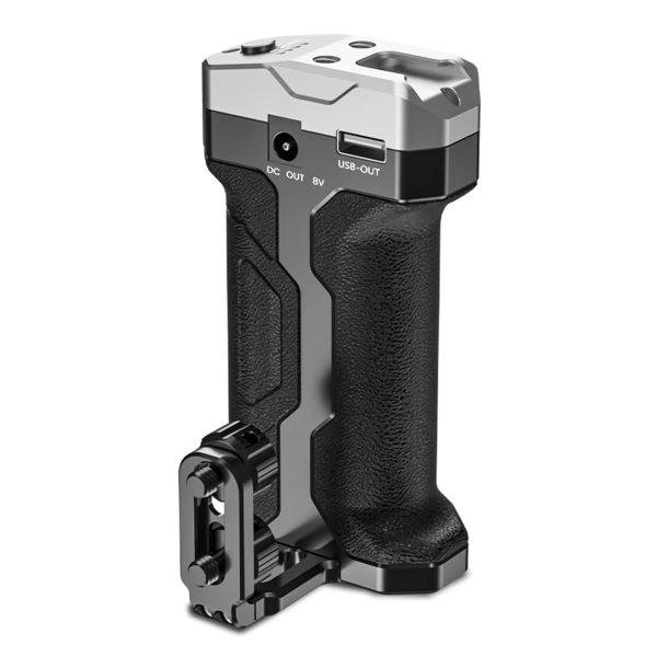 Punho Andycine Para Câmera Com Power Bank Dc E Saída Usb-a