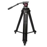 Tripé Profissional DCY-7017 Robusto Suporta 10Kg Hidraúlico