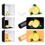 Tenda Led Estúdio Portátil 40x40 Com Fundos - LT001B - Imagem 2